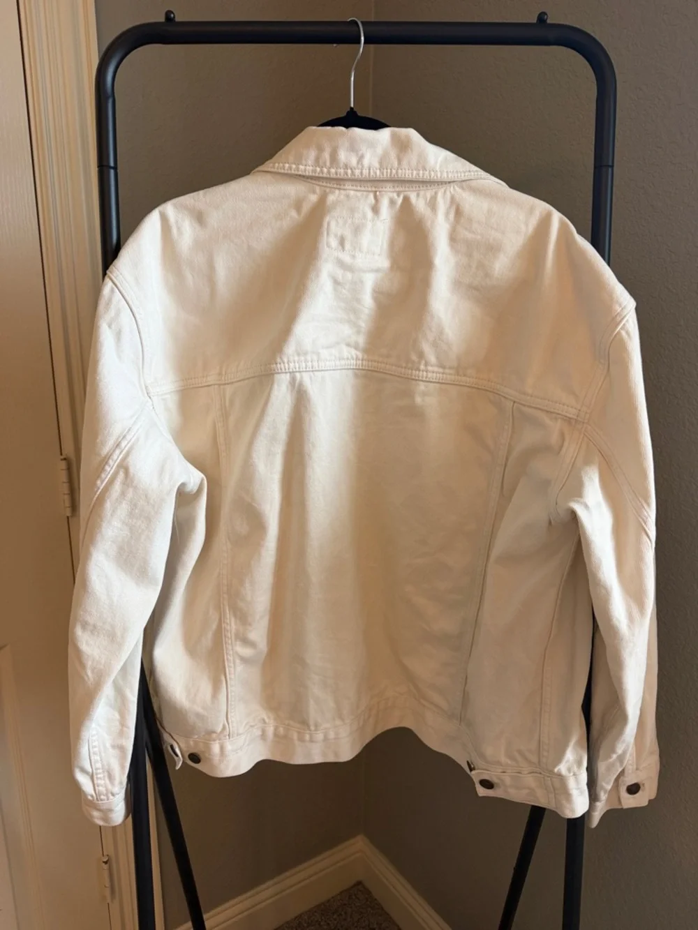Free People White Denim Jean Jacket - Picture 2 of 2